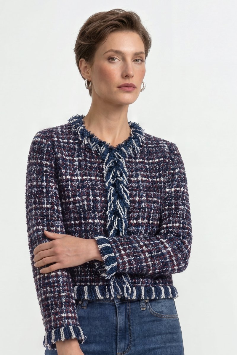 Bouclé Jacke-Rich & Royal