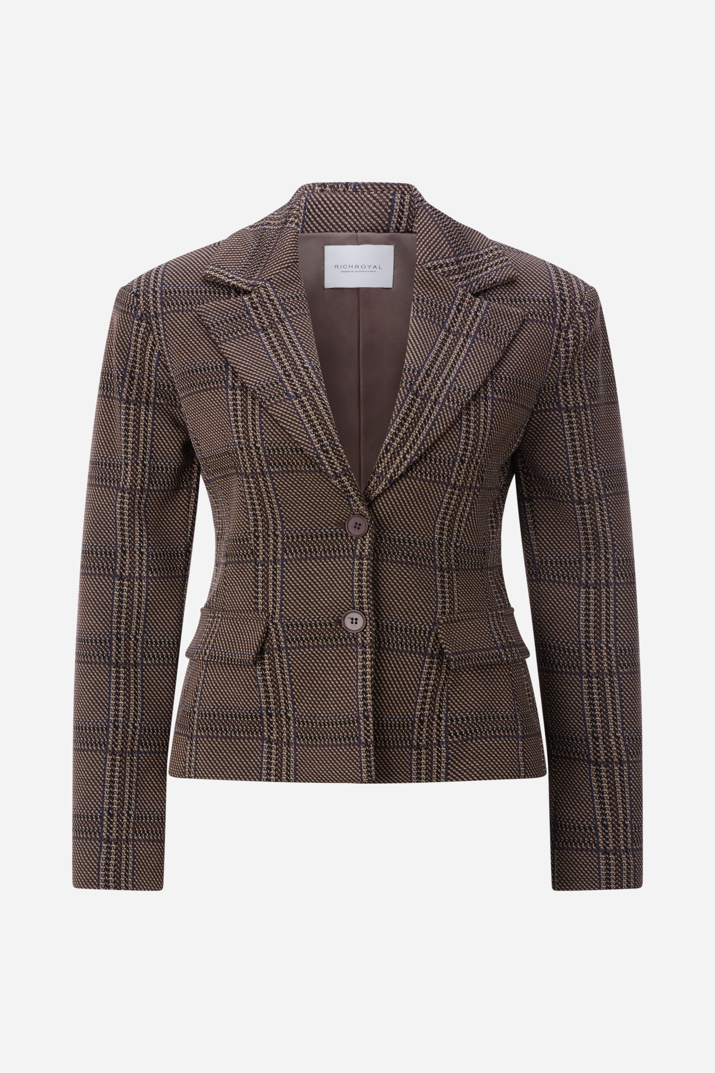 Glencheck-Blazer-Rich & Royal