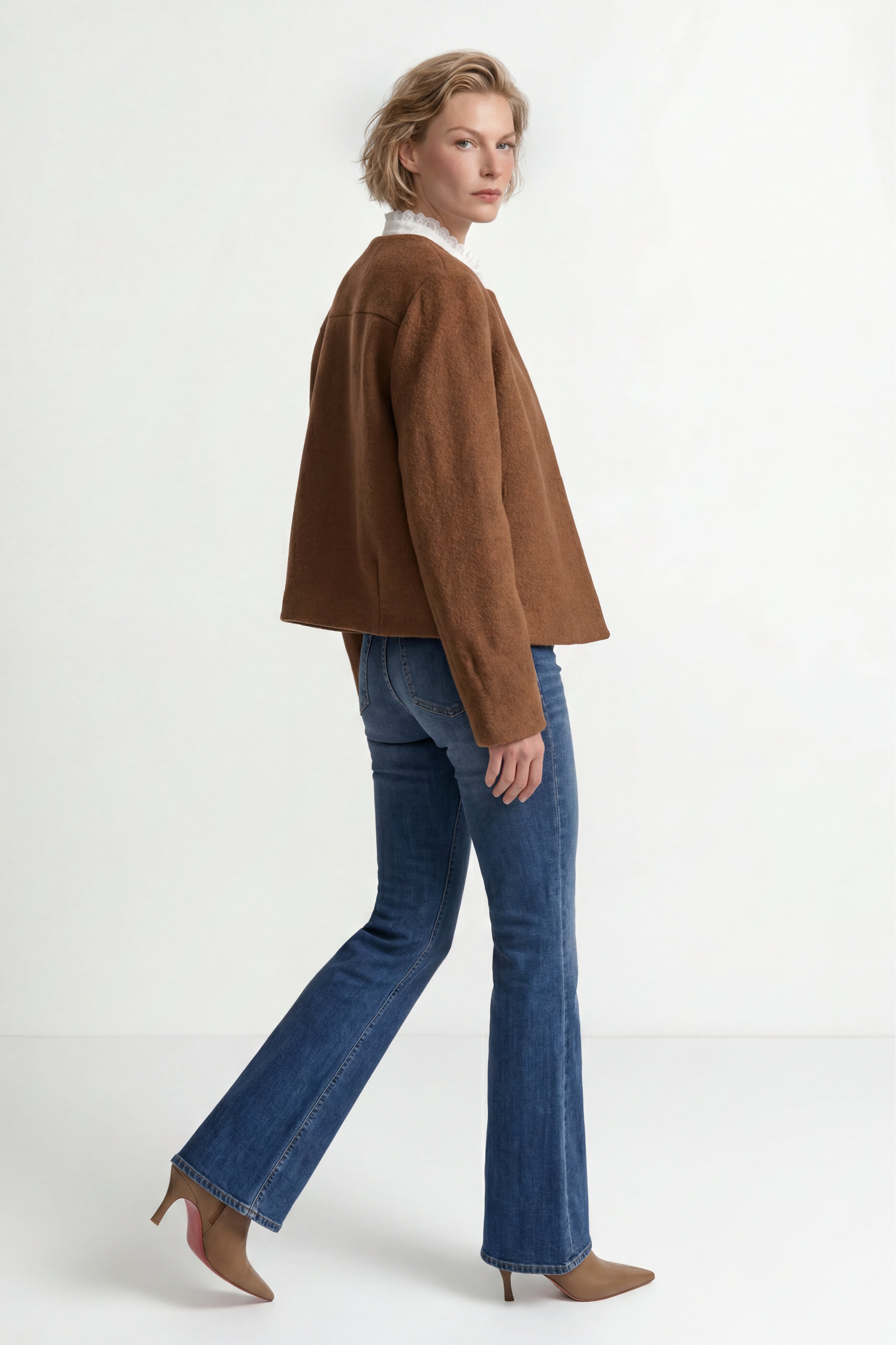 Bouclé Kurzjacke-Rich & Royal