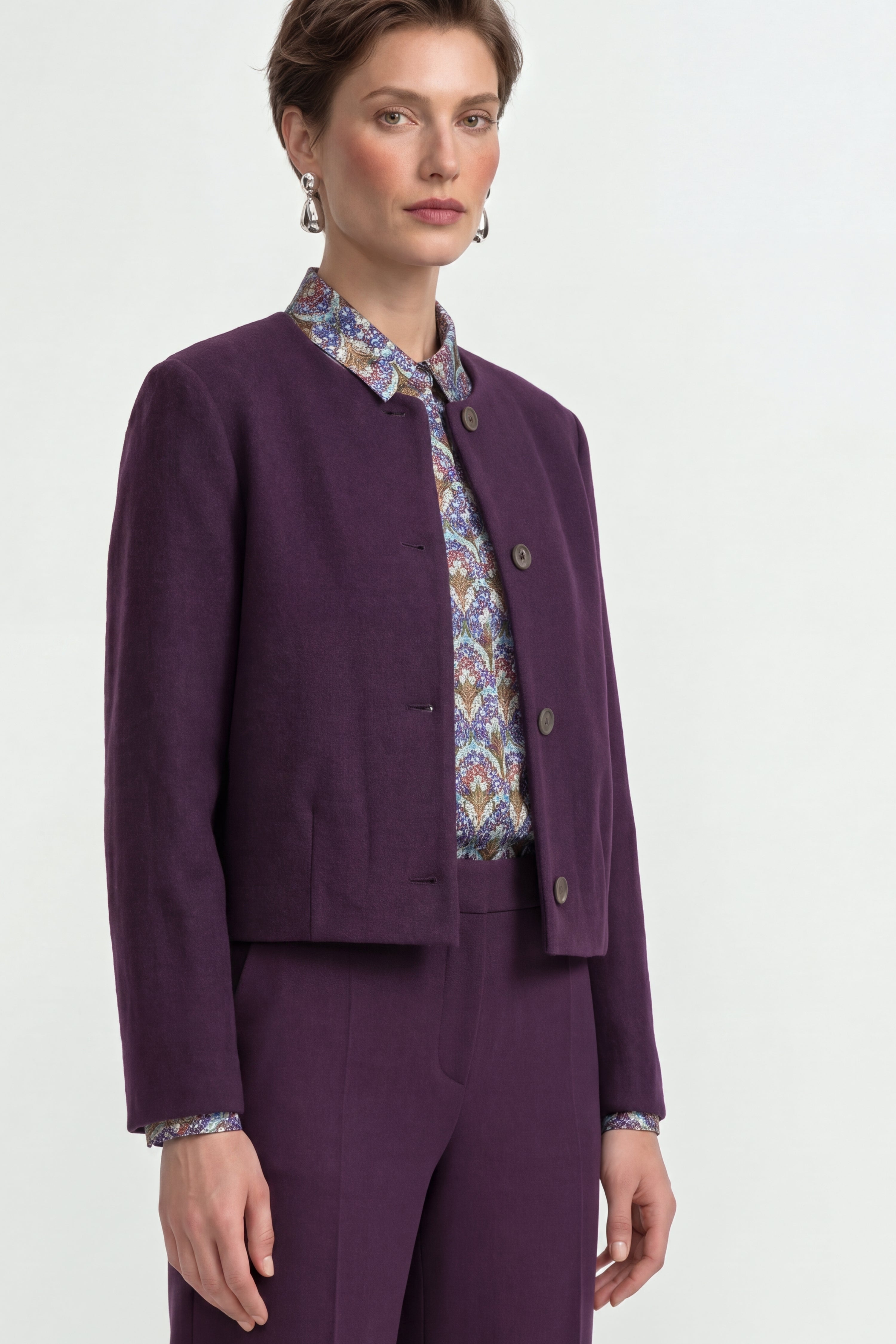 Bouclé Kurzjacke-Rich & Royal