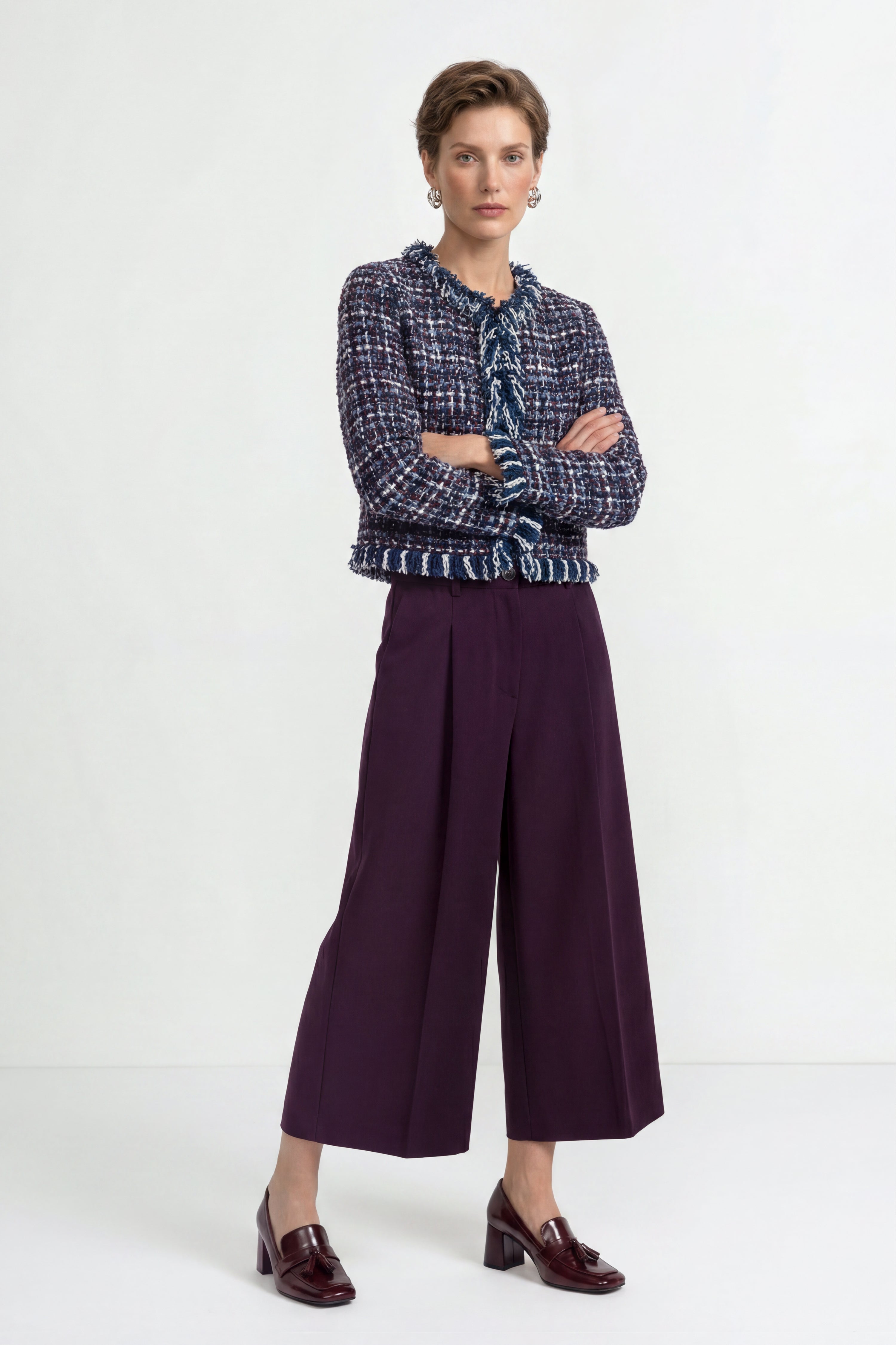Culotte mit Bundfalten-Rich & Royal