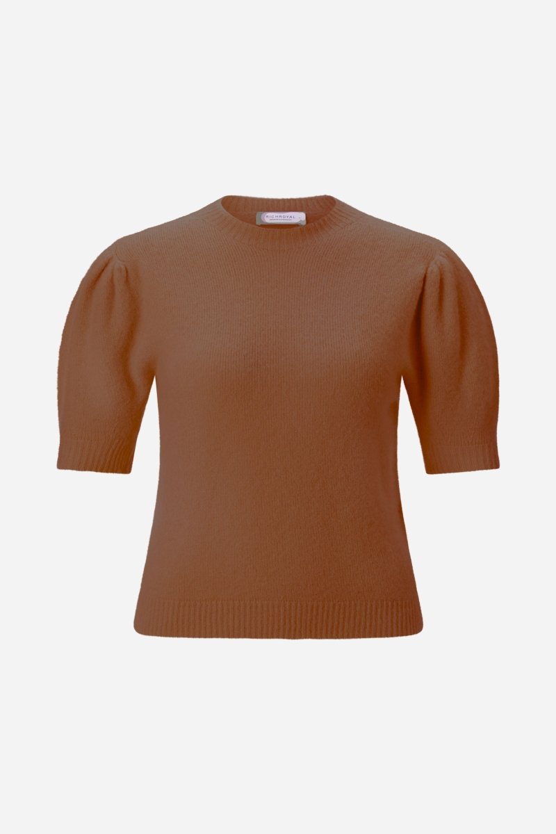 Kurzarm-Pullover mit Puffärmeln-Rich & Royal