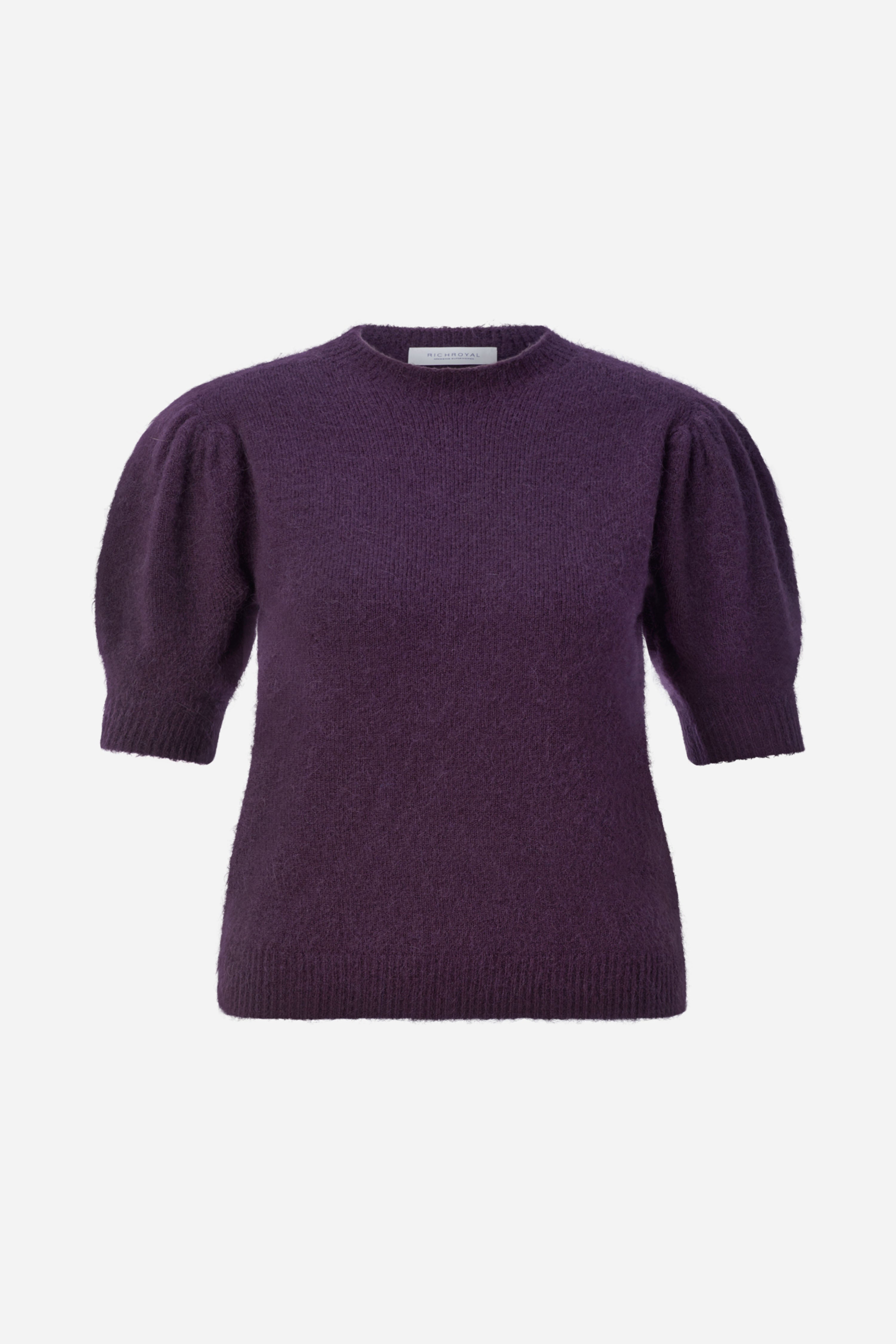 Kurzarm-Pullover mit Puffärmeln-Rich & Royal