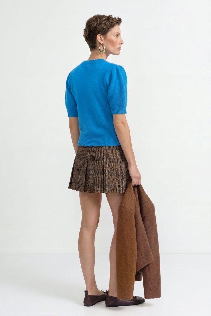 Kurzarm-Pullover mit Puffärmeln-Rich & Royal