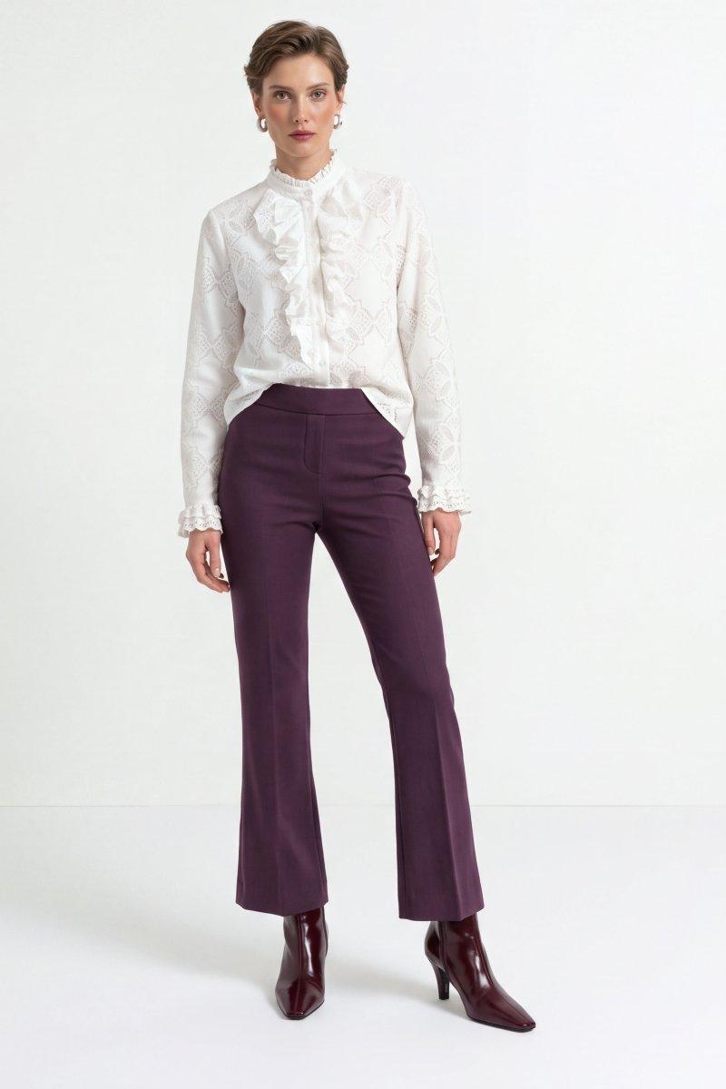 Kick-Flare-Hose-Rich & Royal