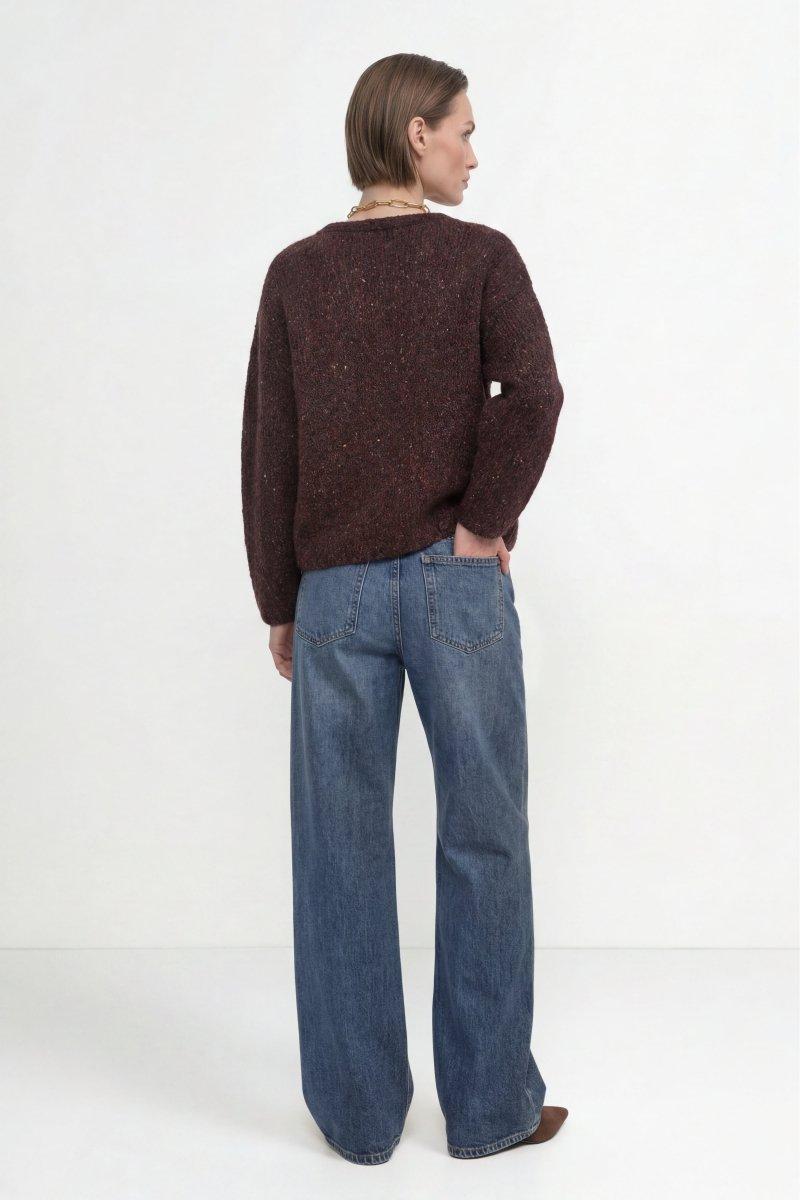 Strickpullover aus Alpaka-Mix-Rich & Royal