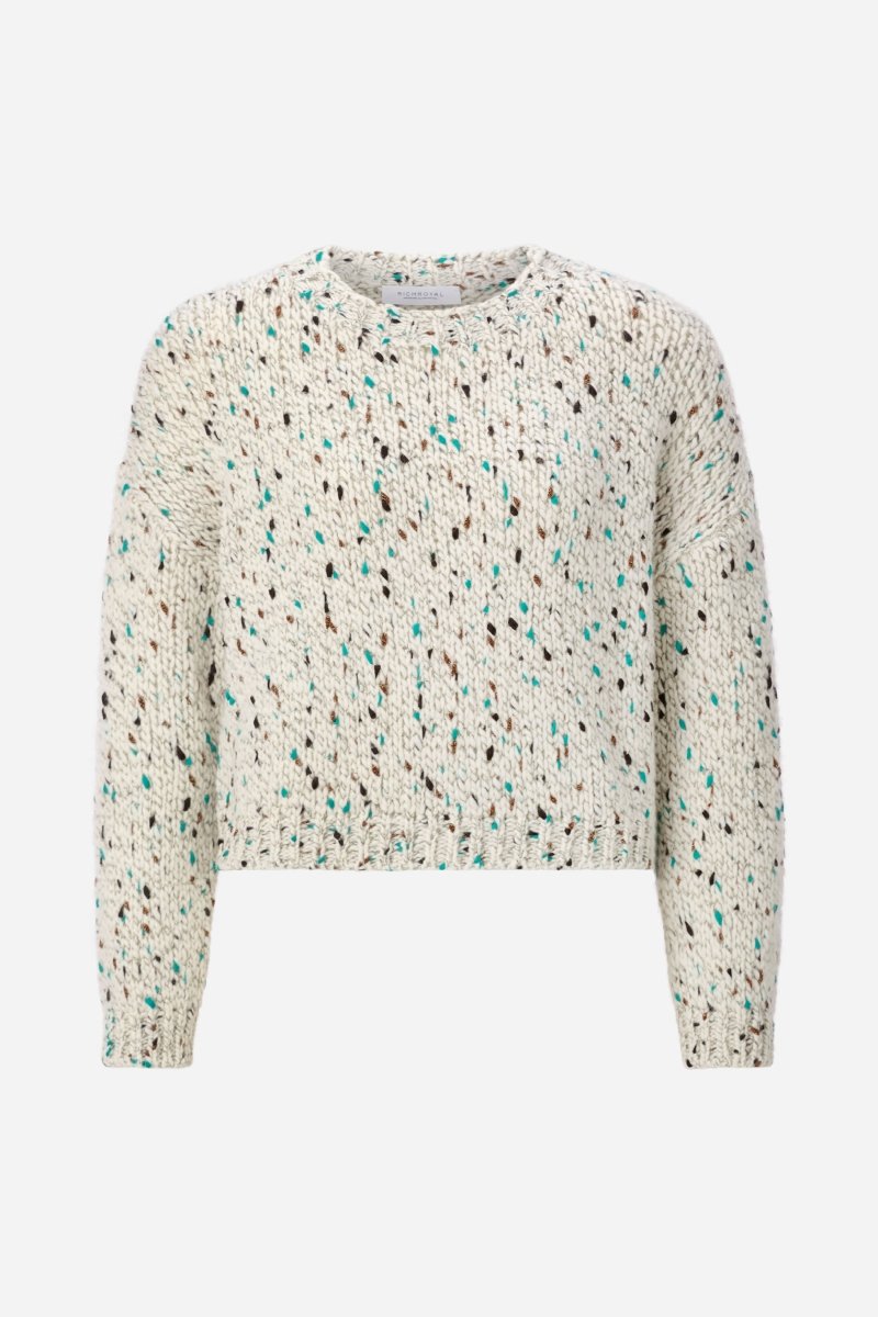 Grobstrick-Pullover aus Wolle-Mix-Rich & Royal
