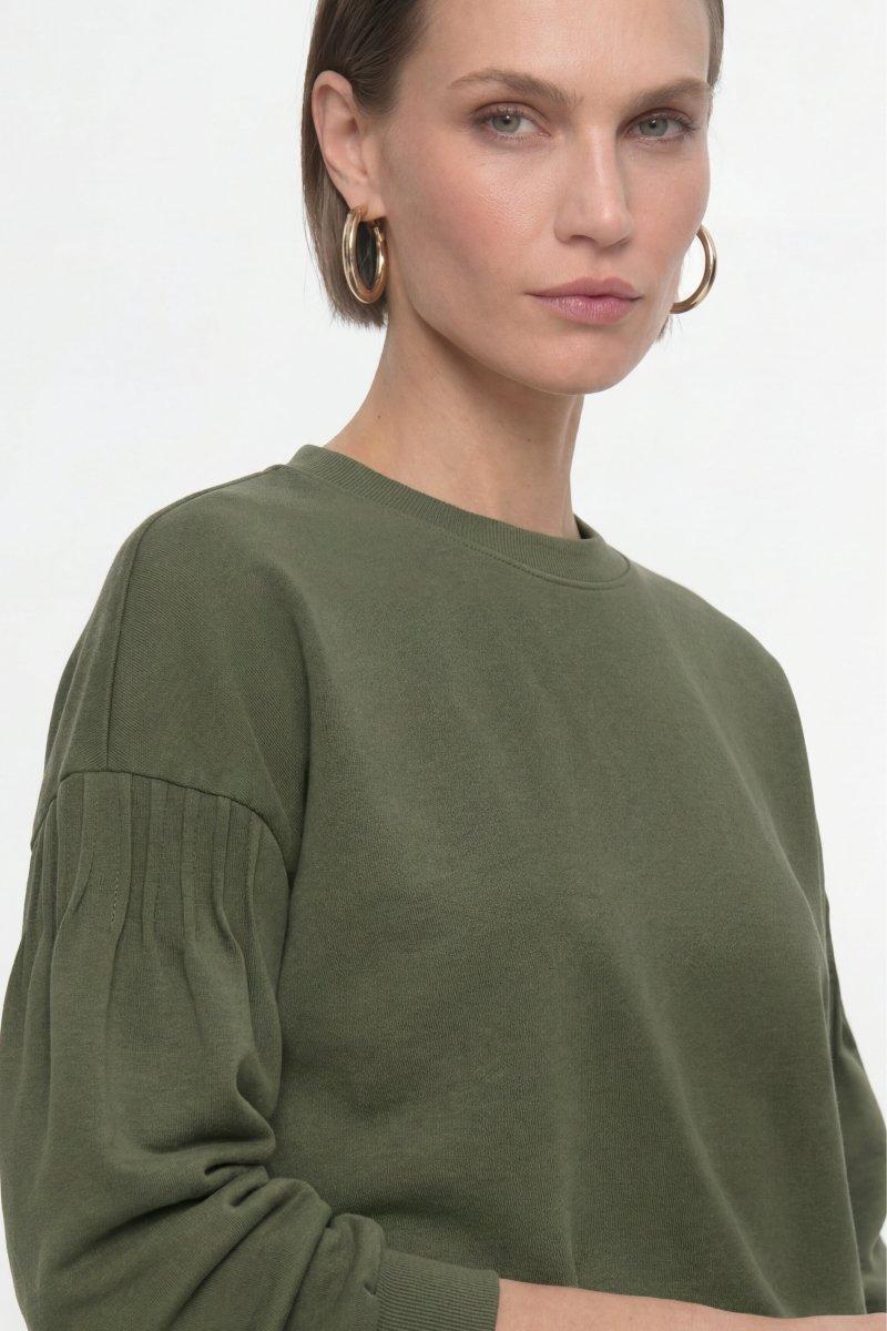 Sweatshirt mit Puffärmeln-Rich & Royal