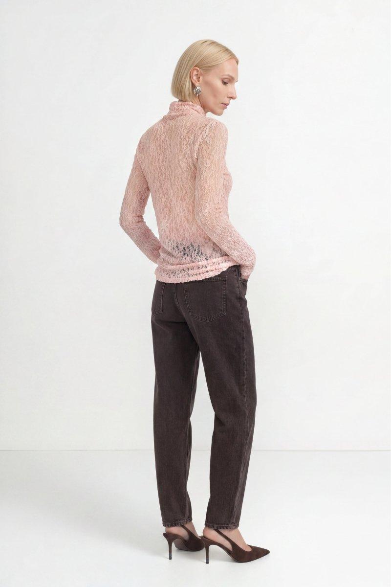 Longsleeve mit Spitzenmuster-Rich & Royal