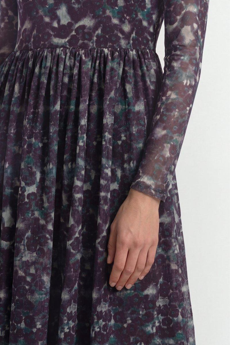 Midikleid mit Blumenprint-Rich & Royal
