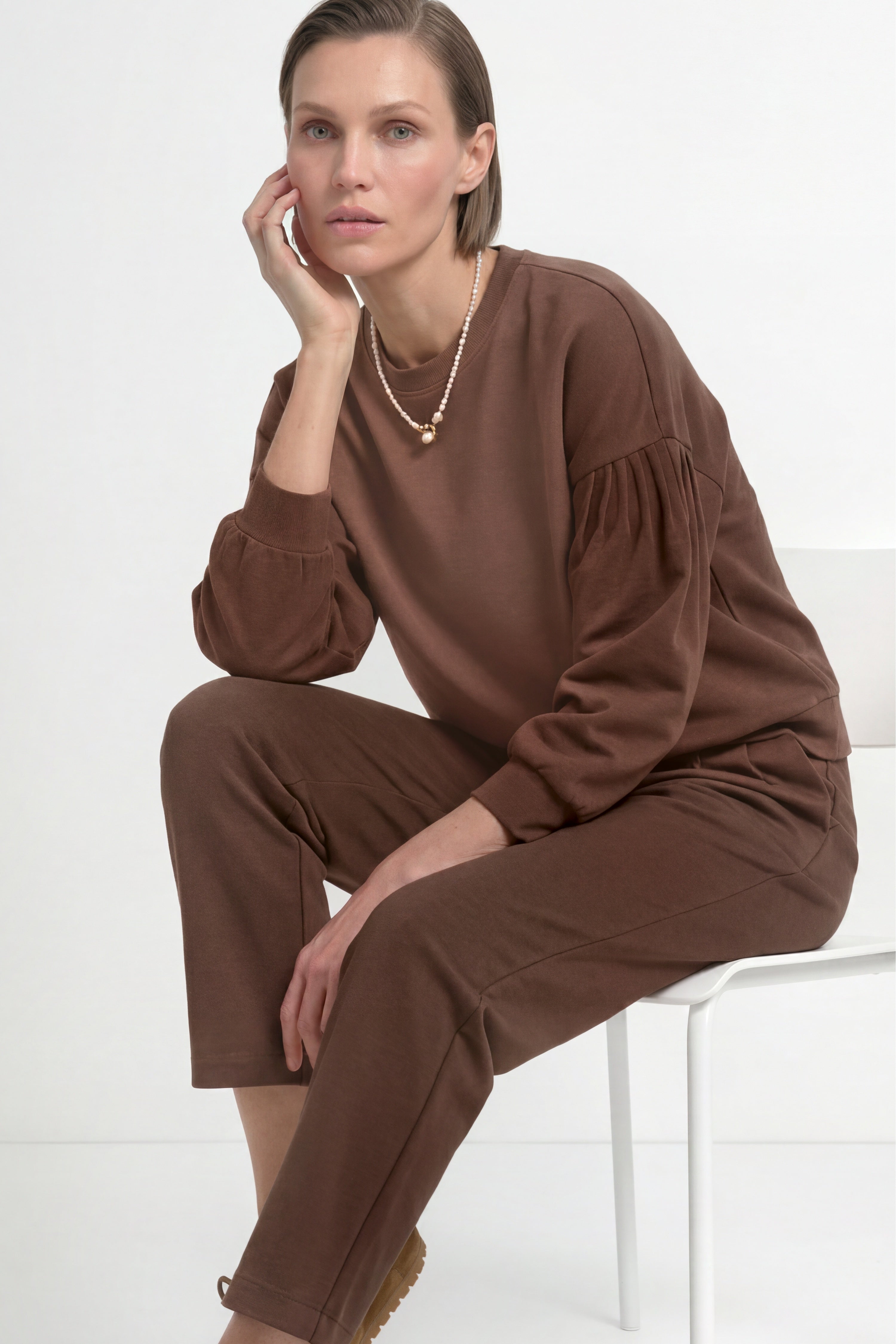 Bundfaltenhose in Barrel-Fit-Rich & Royal