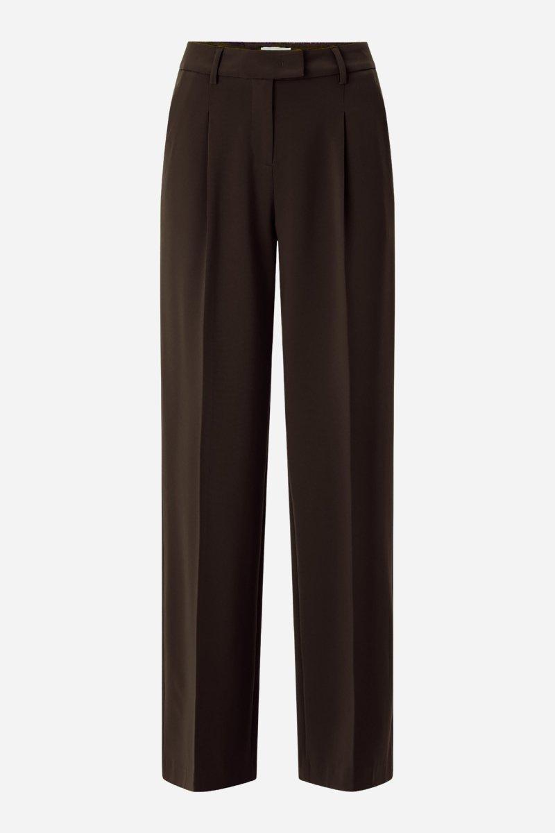 Wide-Leg Bundfaltenhose-Rich & Royal