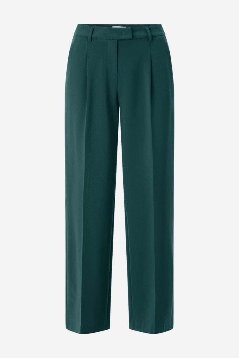 Wide-Leg Bundfaltenhose-Rich & Royal