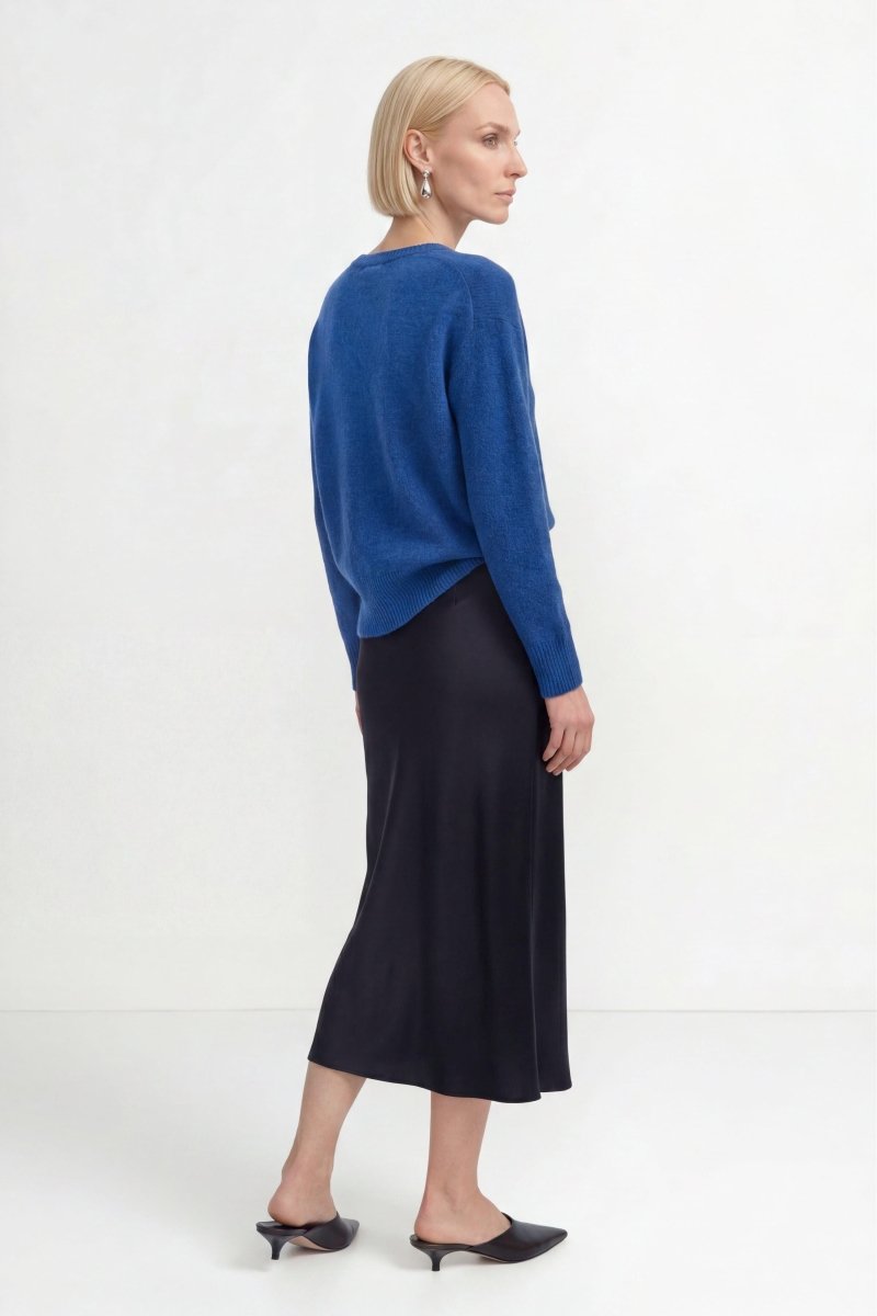Cropped Pullover mit U-Boot-Ausschnitt-Rich & Royal
