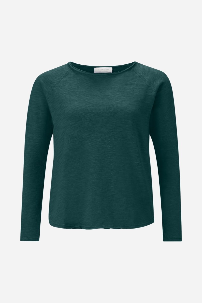 Baumwoll-Longsleeve mit Raglanärmeln-Rich & Royal