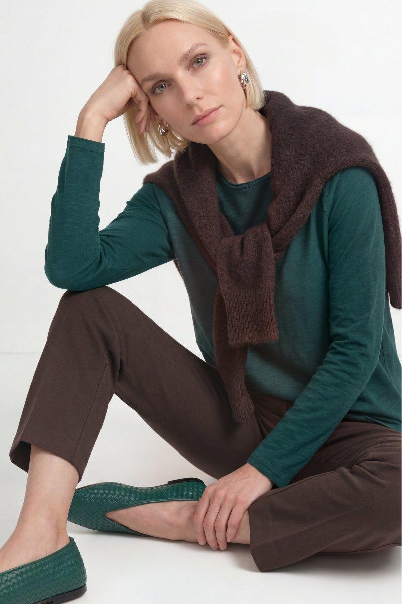 Baumwoll-Longsleeve mit Raglanärmeln-Rich & Royal
