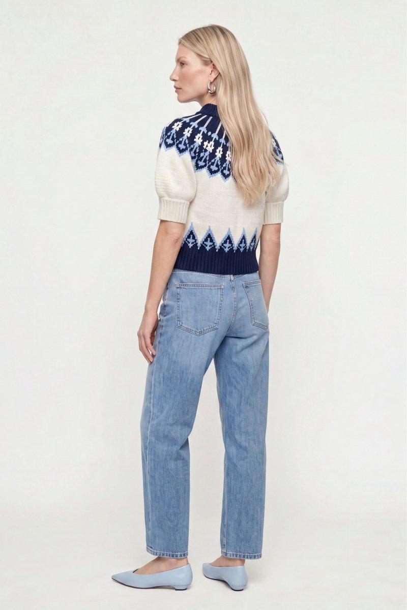 Jacquard-Pullover mit Fair-Isle-Muster-Rich & Royal