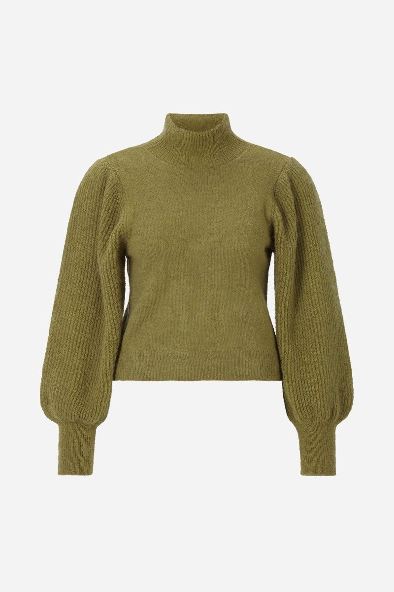 Strickpullover mit Puffärmeln-Rich & Royal