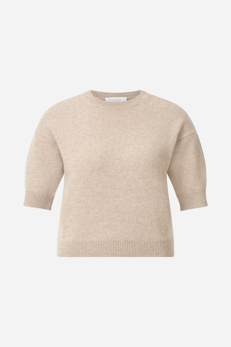 Kaschmirpullover mit Rundhalsausschnitt-Rich & Royal