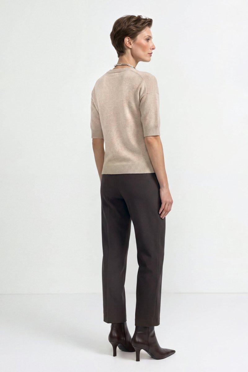 Kaschmirpullover mit Rundhalsausschnitt-Rich & Royal
