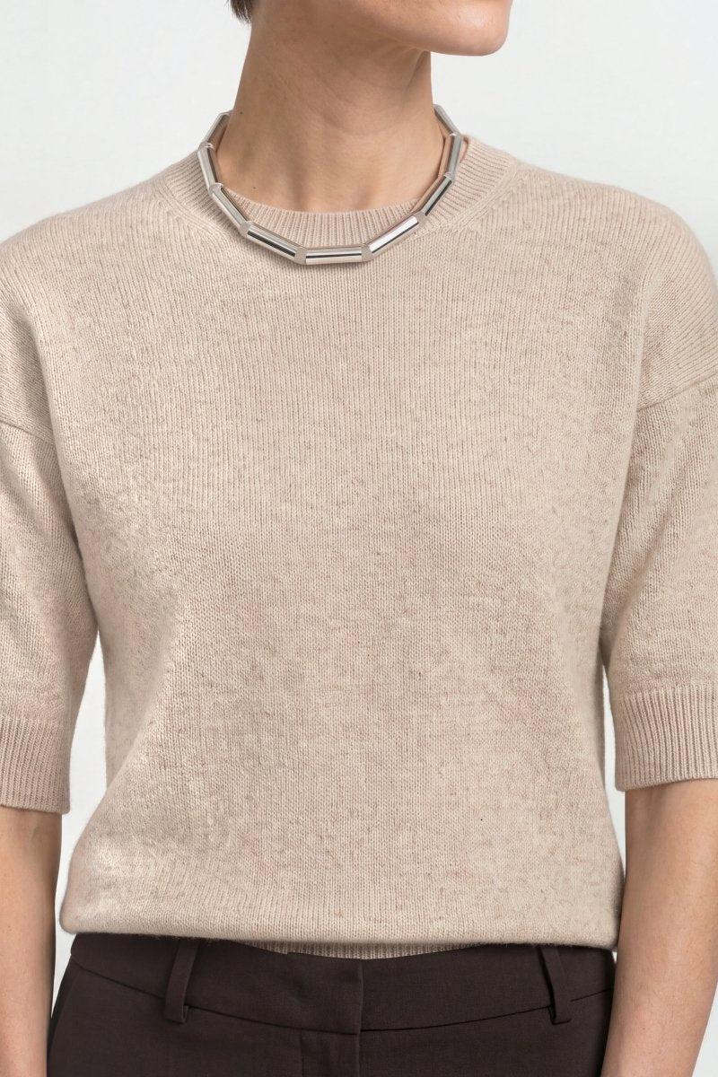 Kaschmirpullover mit Rundhalsausschnitt-Rich & Royal