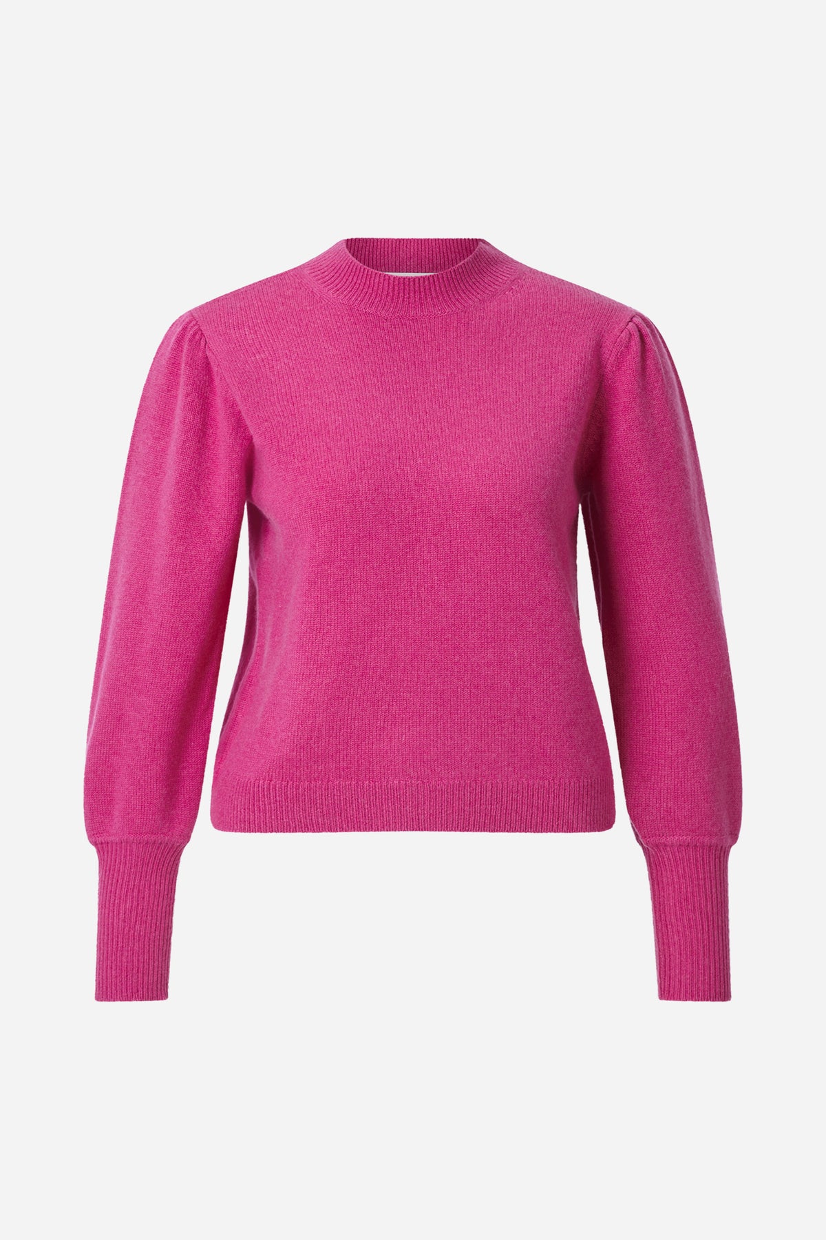 Kaschmirpullover mit Puffärmeln-Rich & Royal