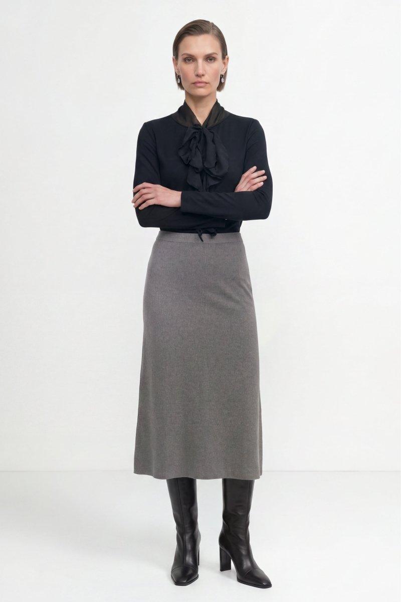 Baumwoll-Longsleeve mit Rüschendetail-Rich & Royal