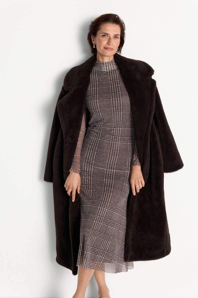 Midikleid mit Karomuster-Rich & Royal