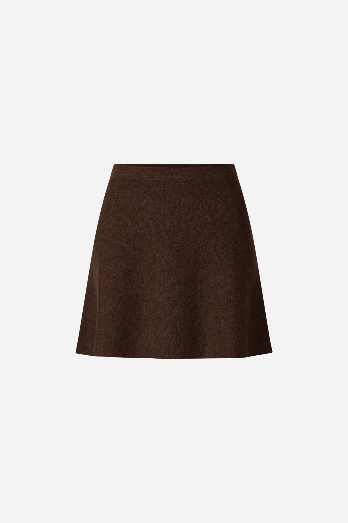 Merino-Minirock in A-Linie-Rich & Royal