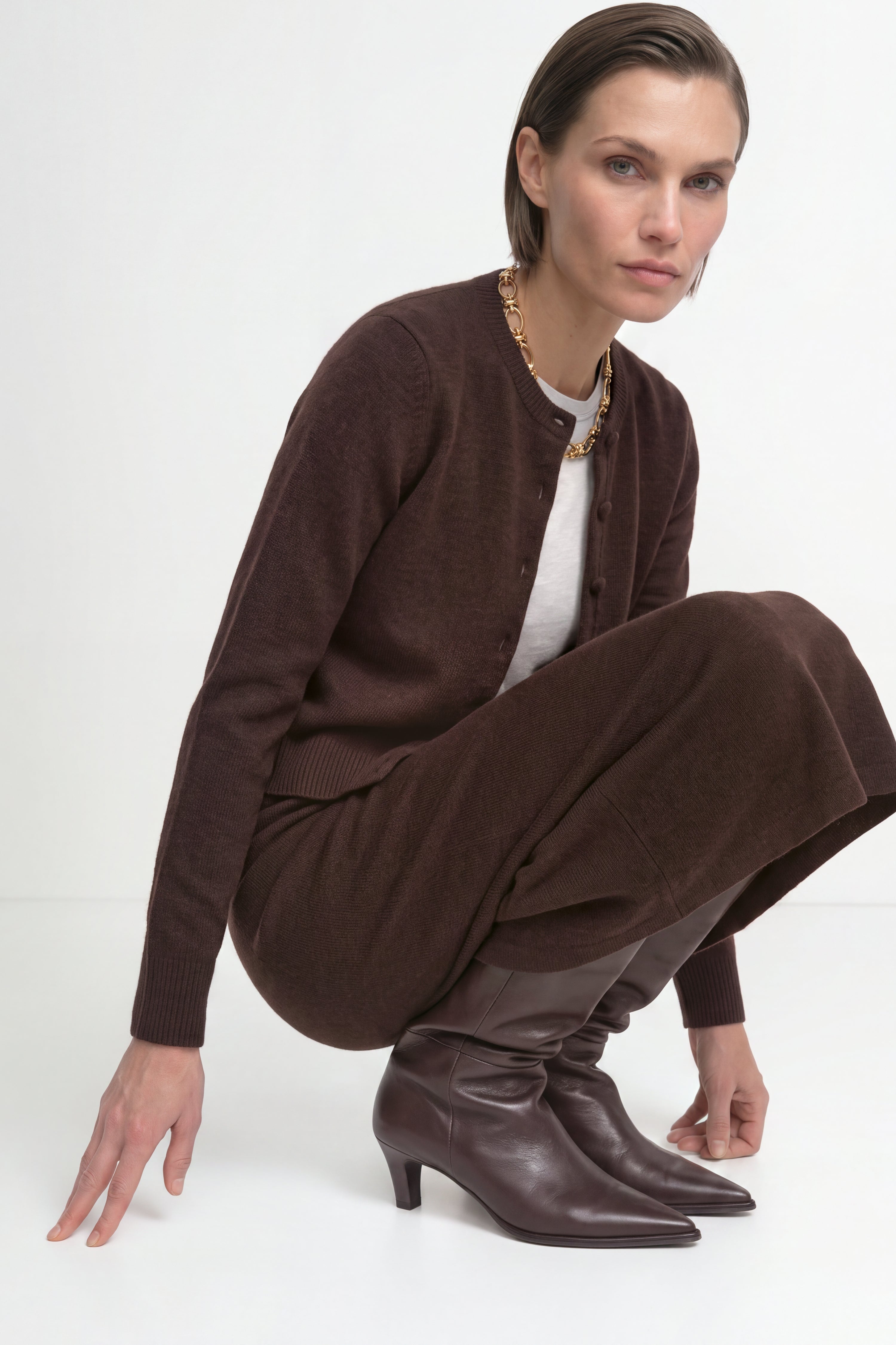 Merino-Kaschmir-Midirock-Rich & Royal