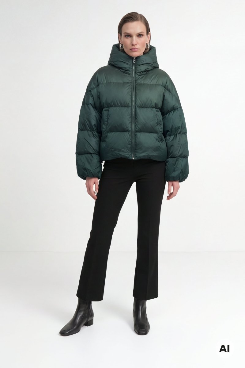 Daunenjacke mit Kapuze-Rich & Royal