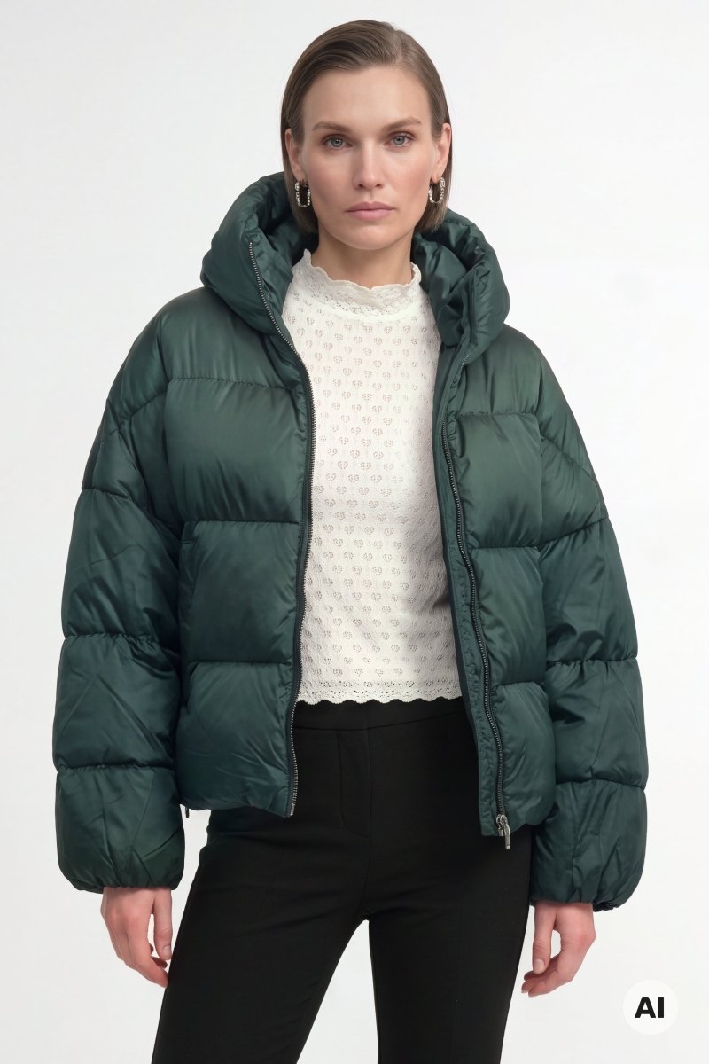 Daunenjacke mit Kapuze-Rich & Royal