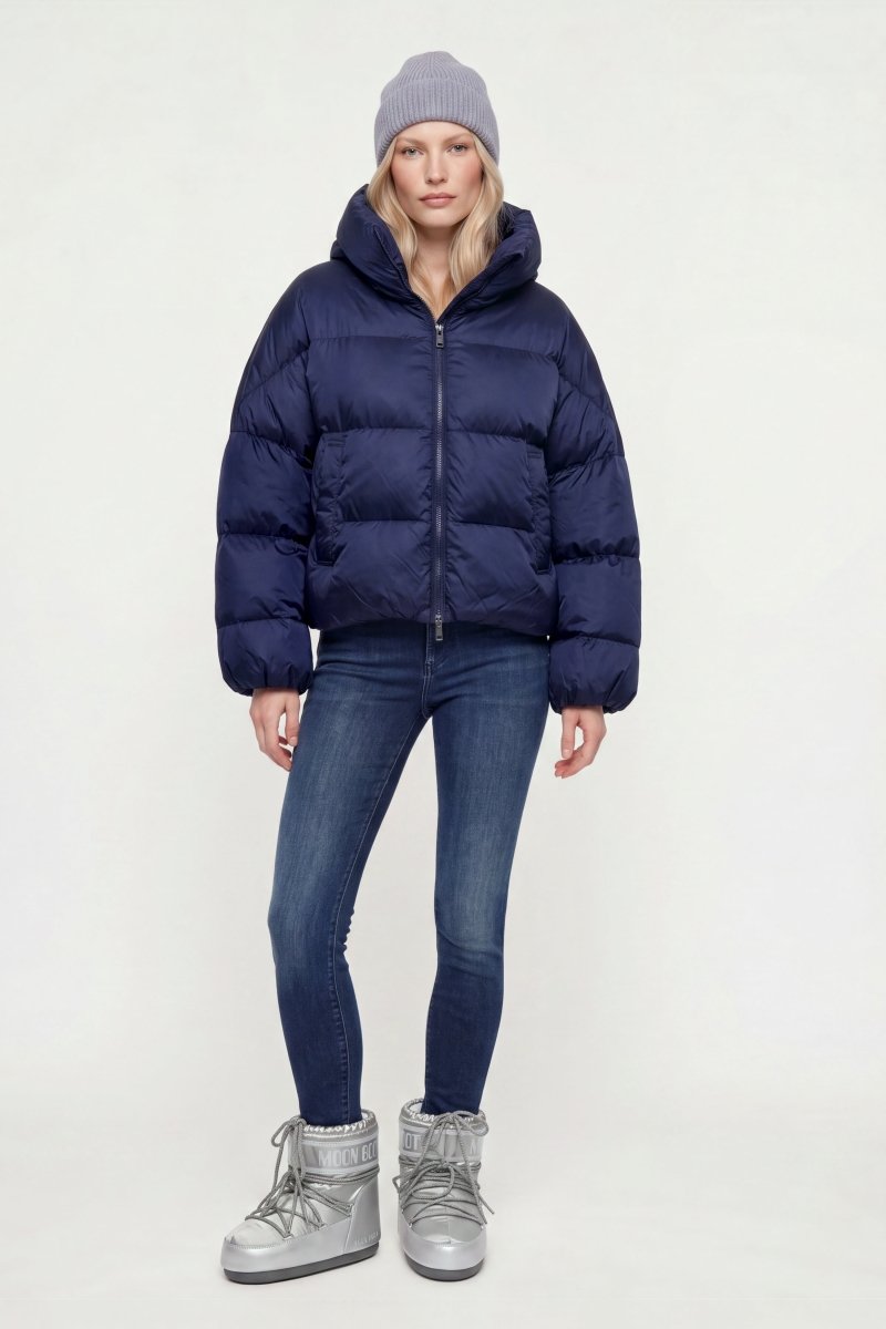 Daunenjacke mit Kapuze-Rich & Royal