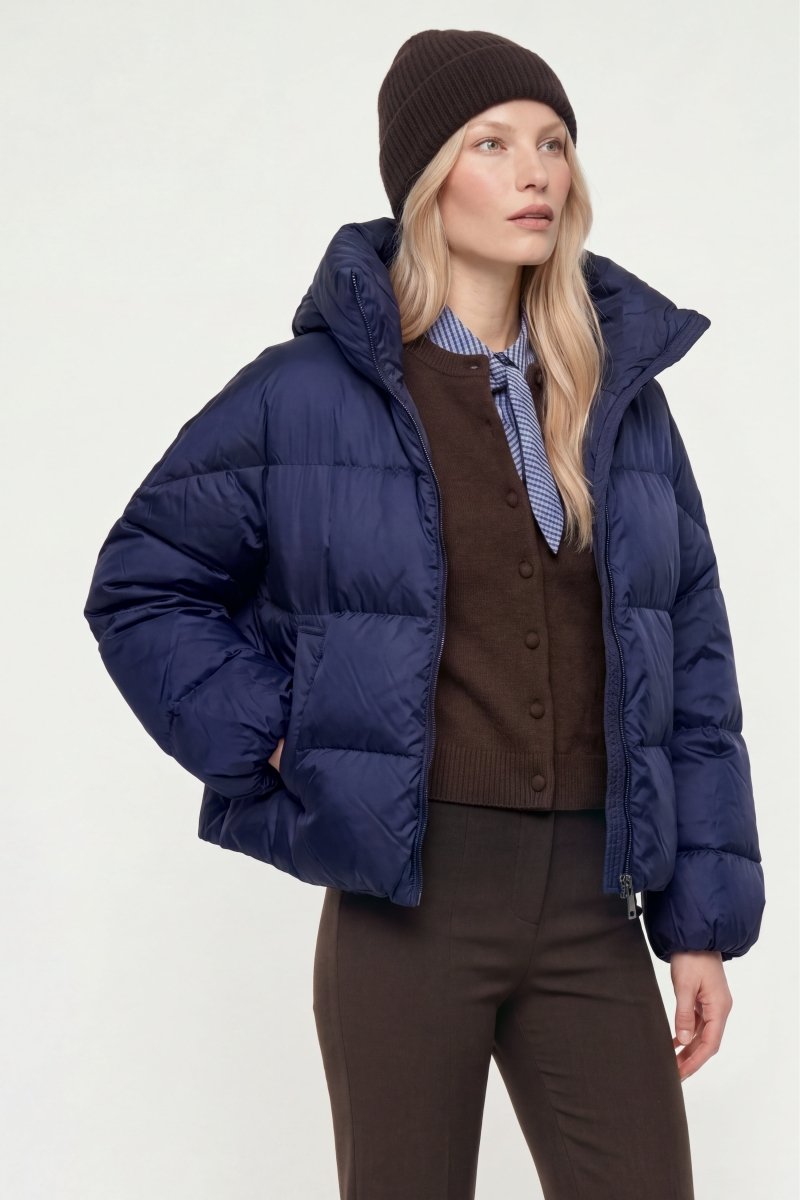 Daunenjacke mit Kapuze-Rich & Royal