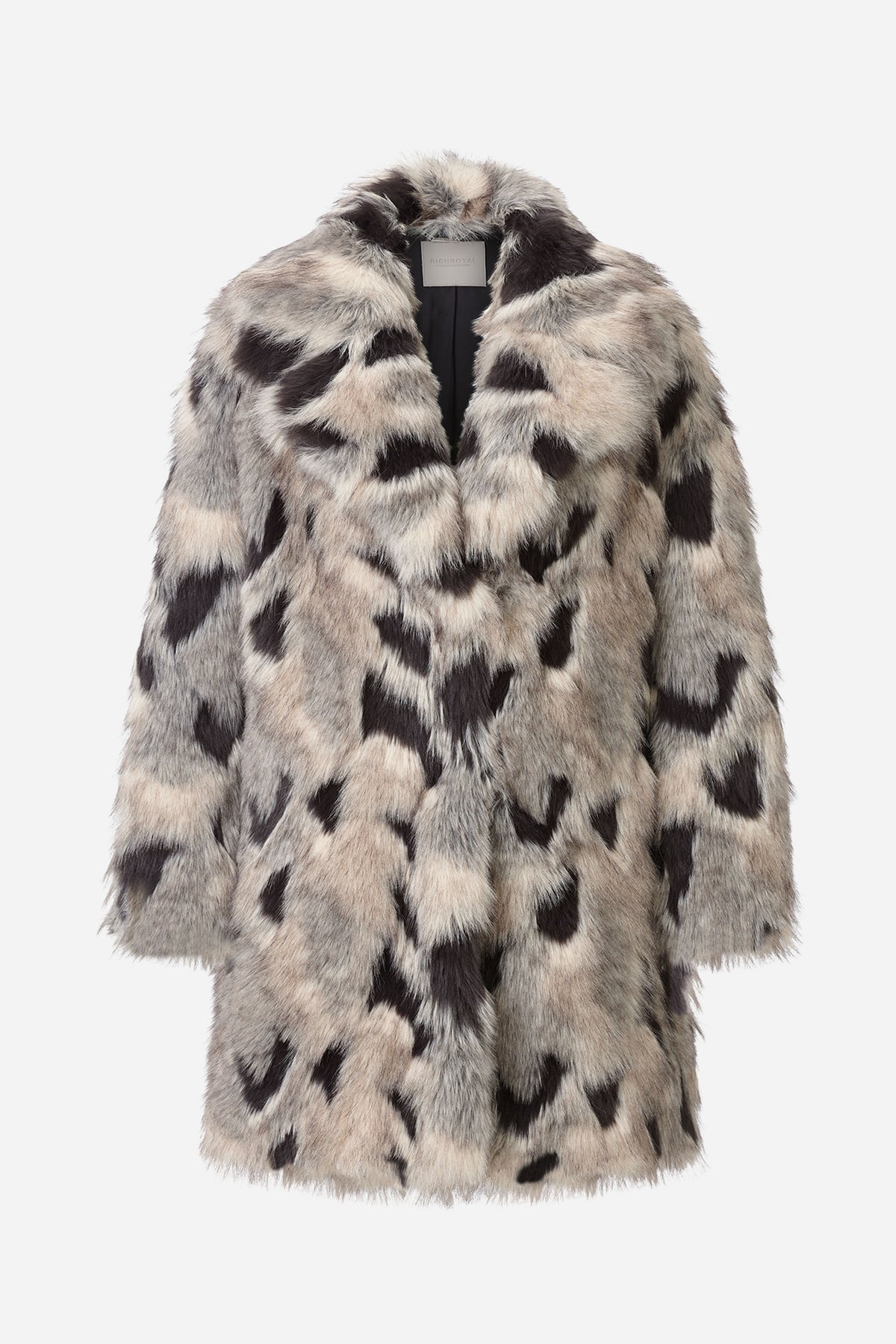 Fellimitatmantel mit Animal-Print-Rich & Royal
