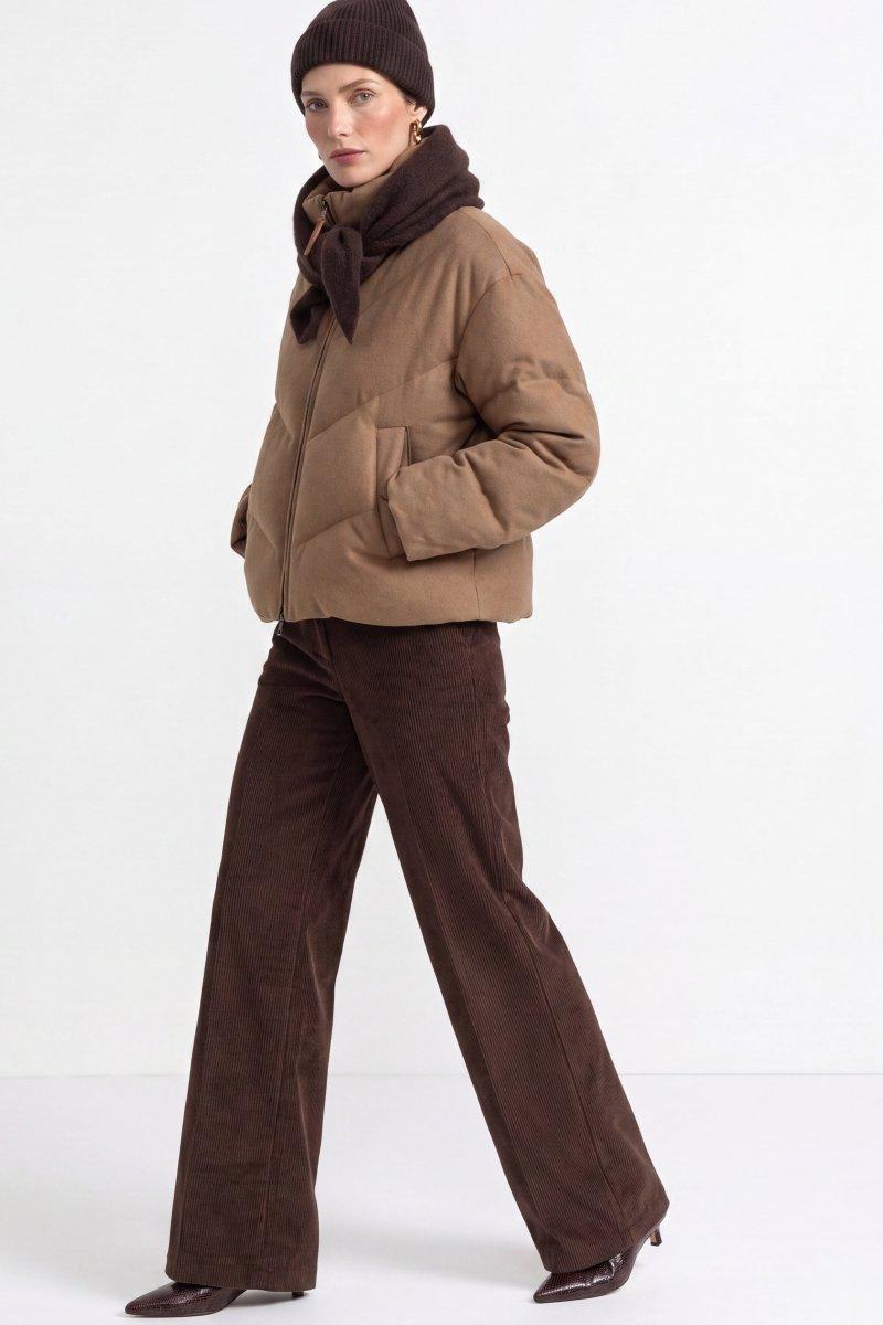 Wollmix-Jacke mit Daunenfüllung-Rich & Royal