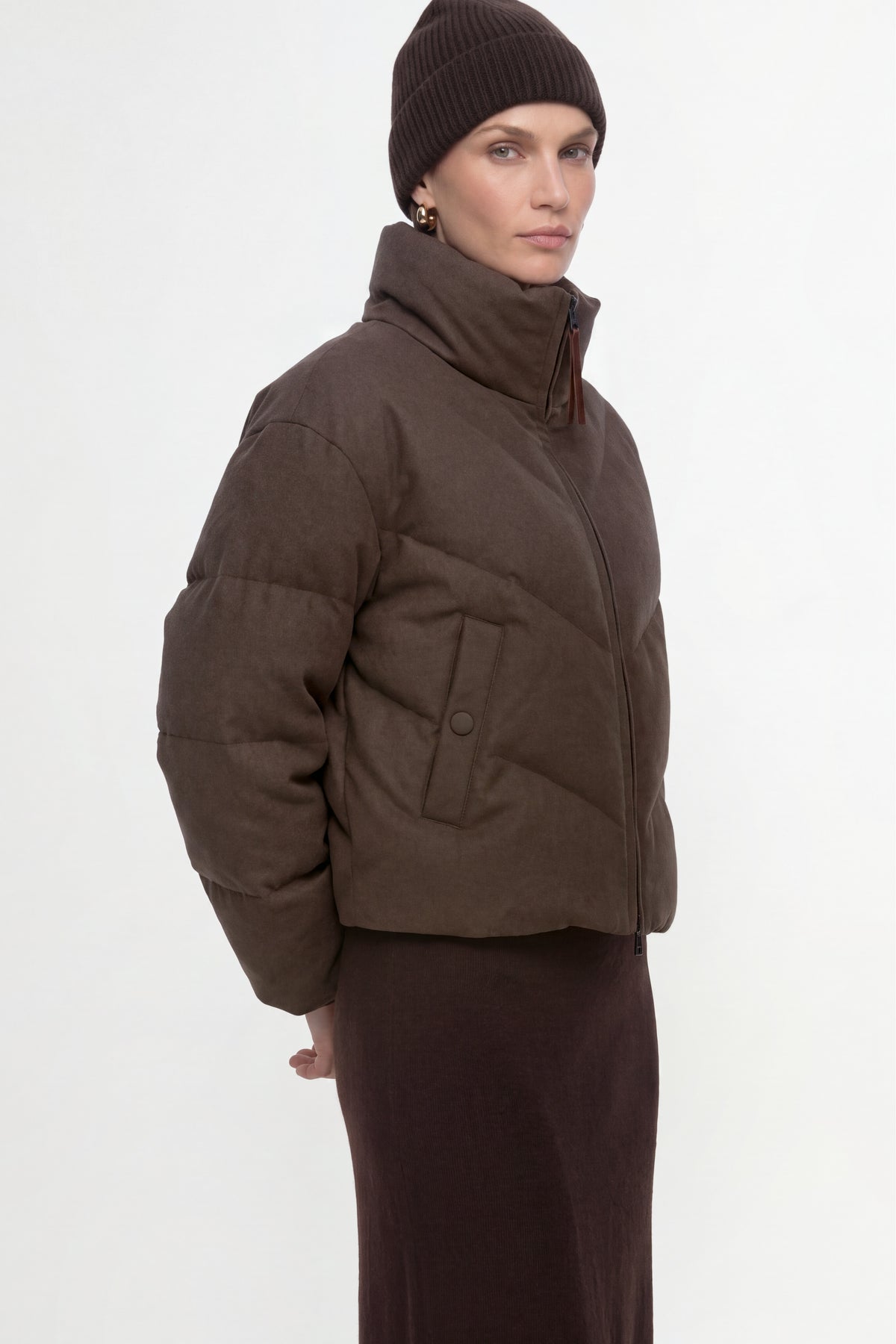 Wollmix-Jacke mit Daunenfüllung-Rich & Royal