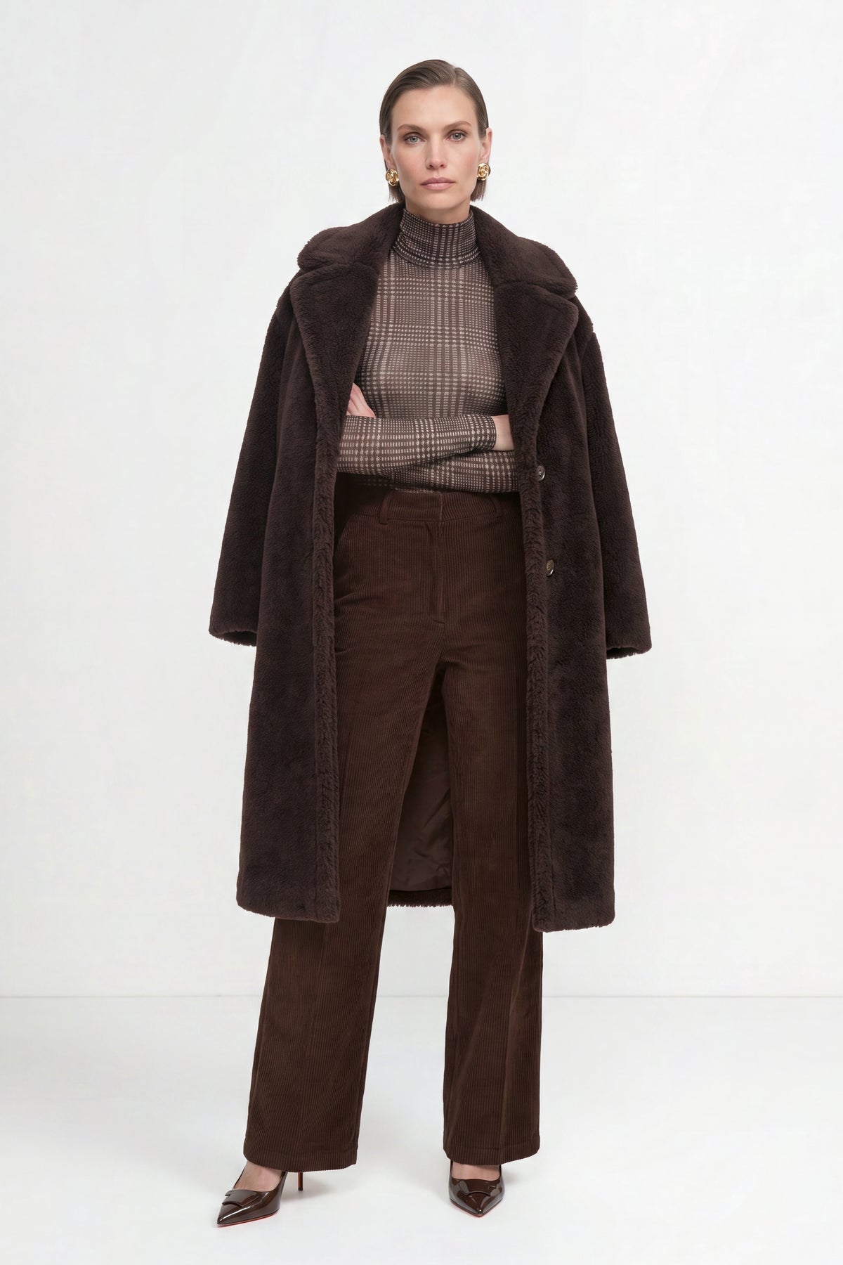 Cordhose mit weitem Bein-Rich & Royal