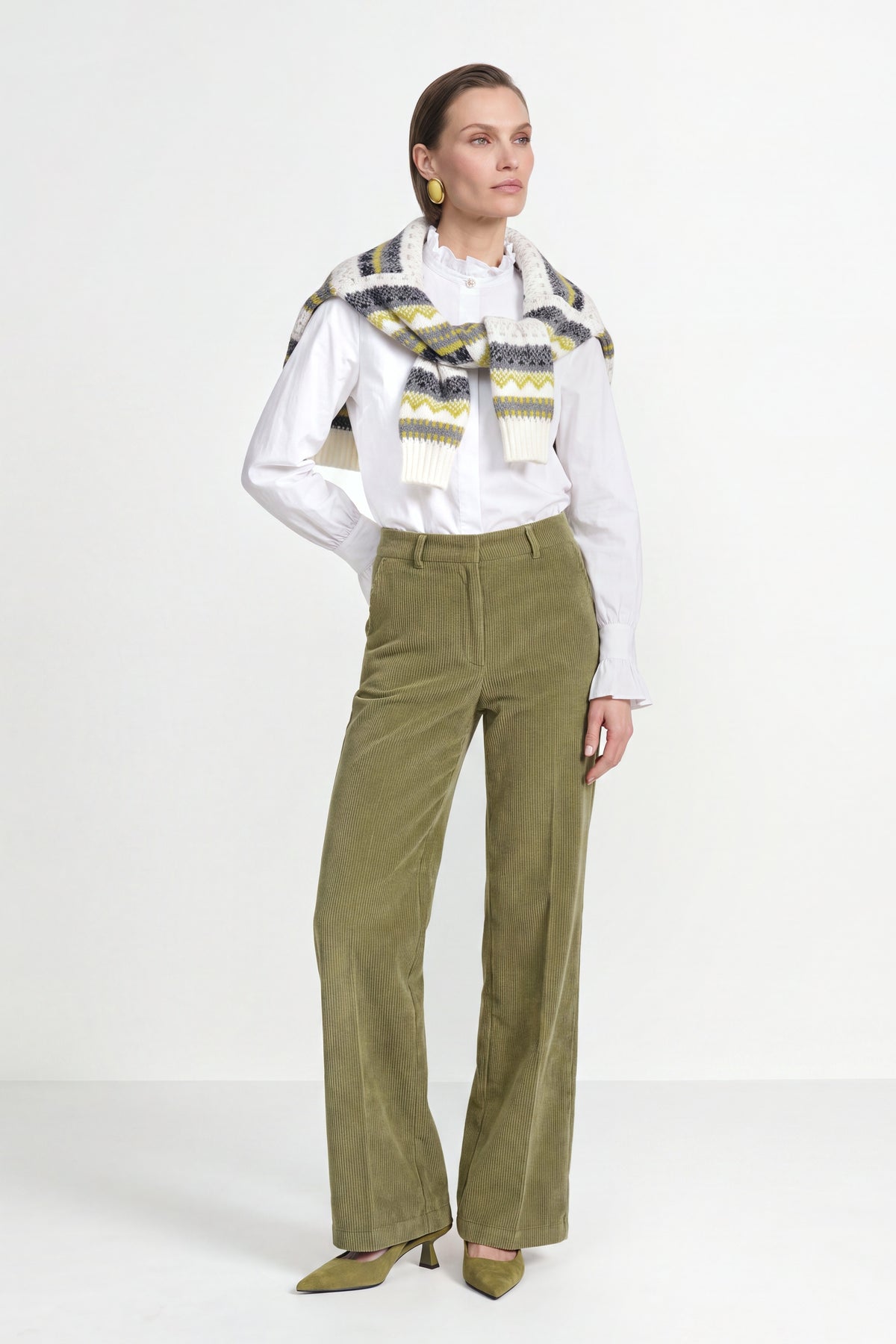 Cordhose mit weitem Bein-Rich & Royal