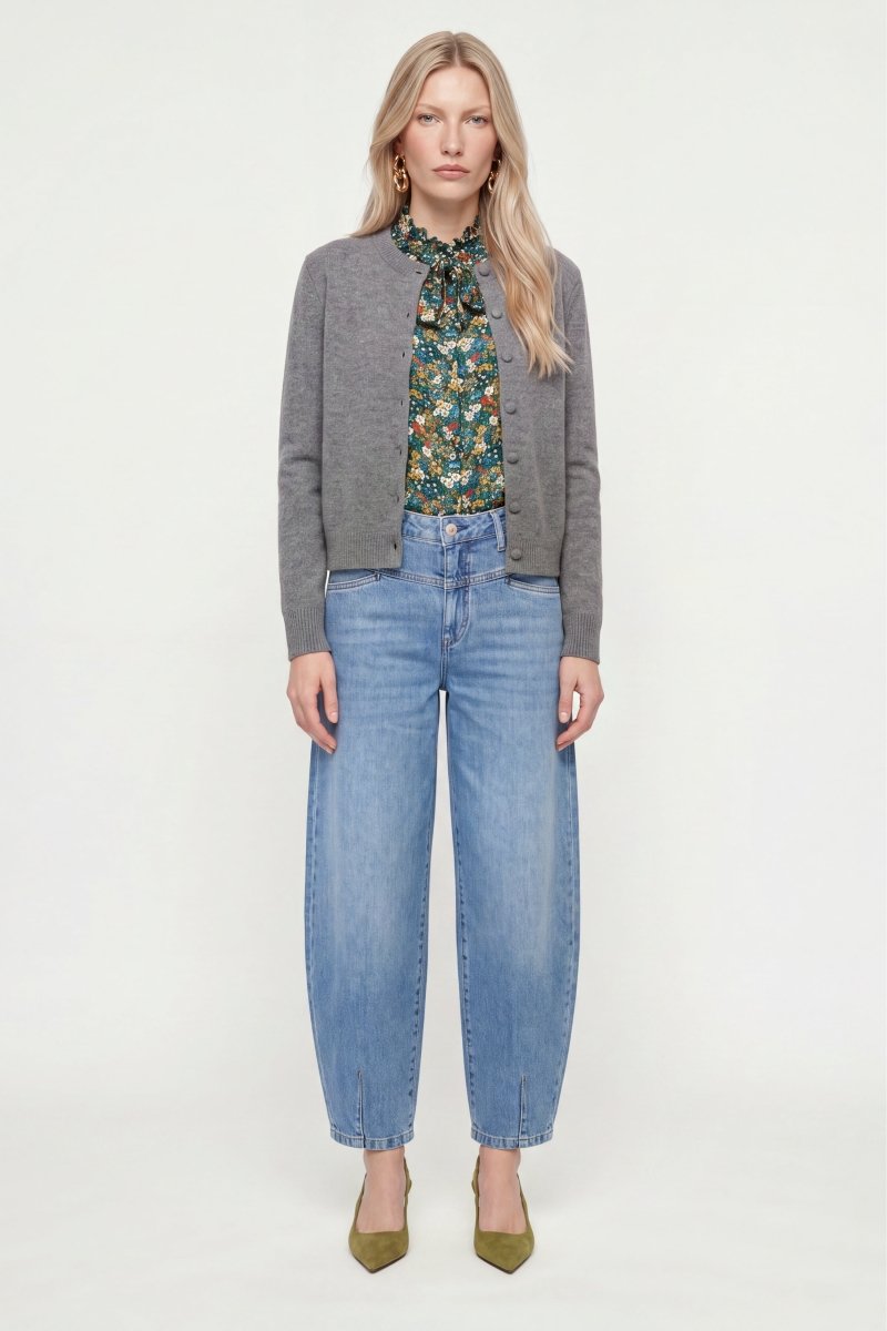Straight-Jeans mit Passe-Rich & Royal