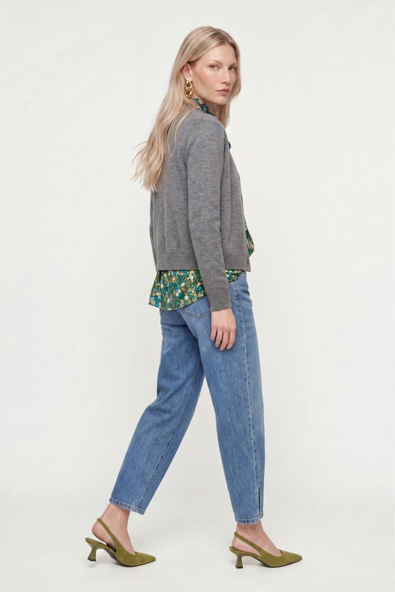 Straight-Jeans mit Passe-Rich & Royal