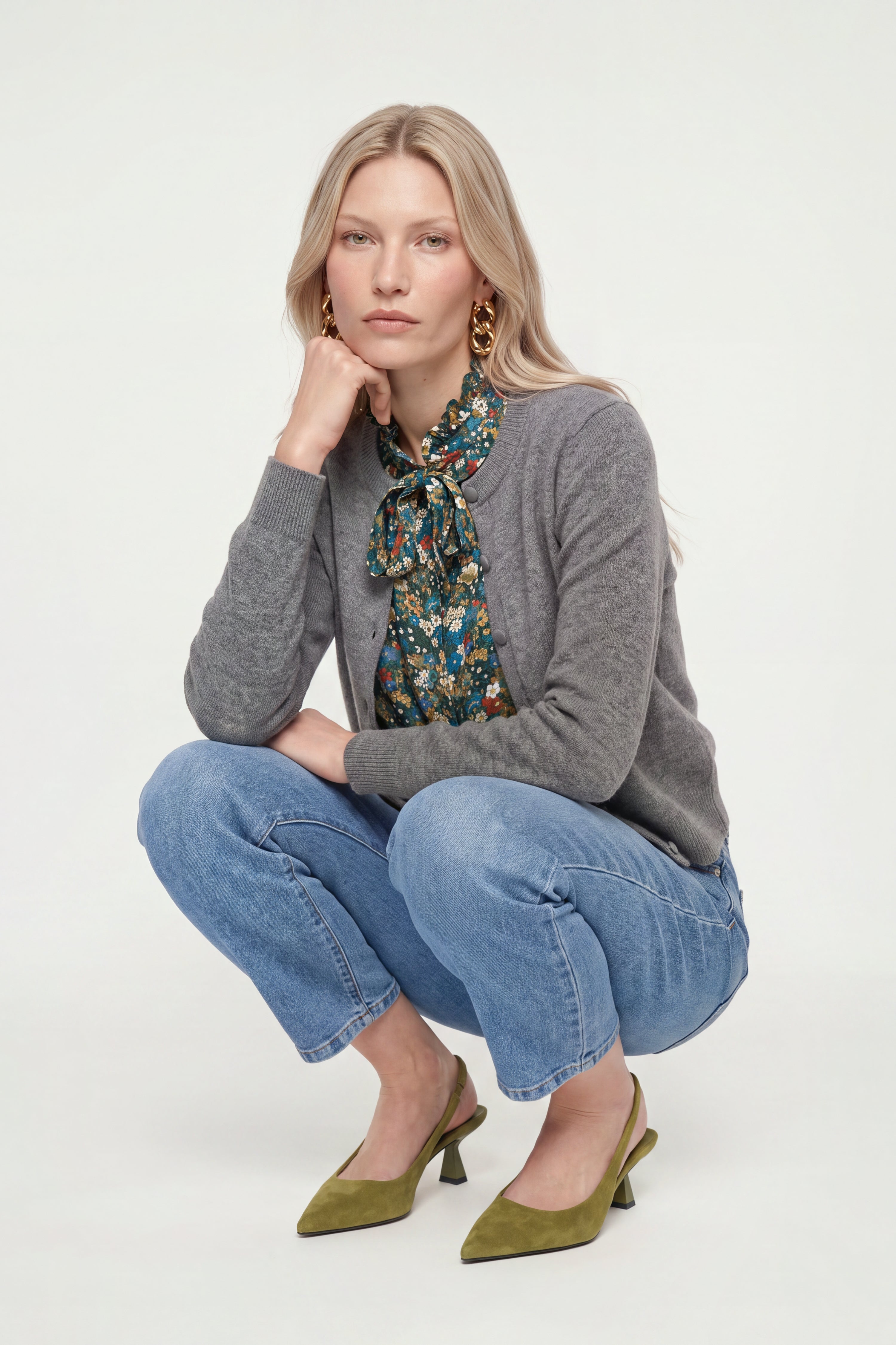 Straight-Jeans mit Passe-Rich & Royal