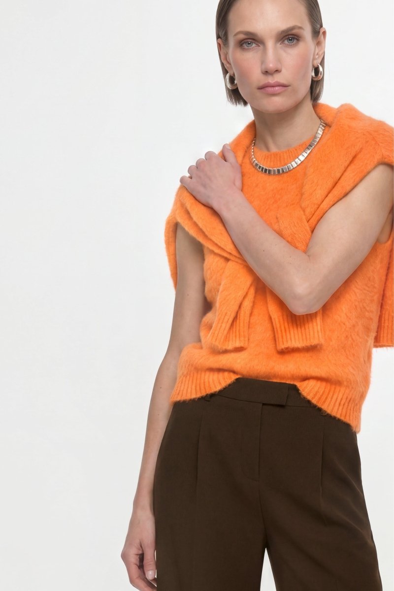 Mohair-Pullunder mit Rundhalsausschnitt-Rich & Royal
