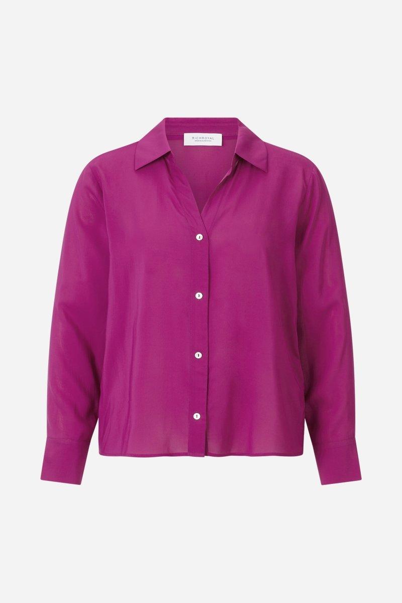 Schimmernde Hemdbluse-Rich & Royal