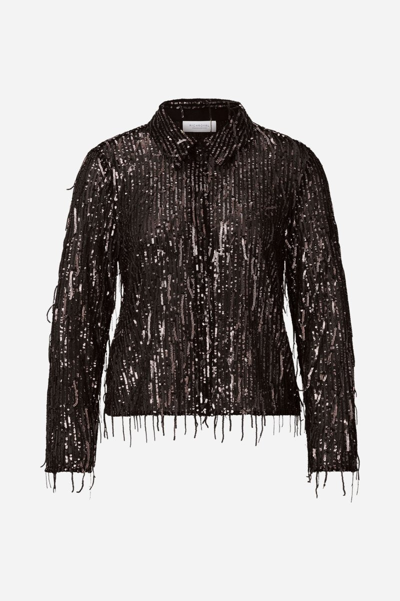 Pailletten-Hemdbluse-Rich & Royal