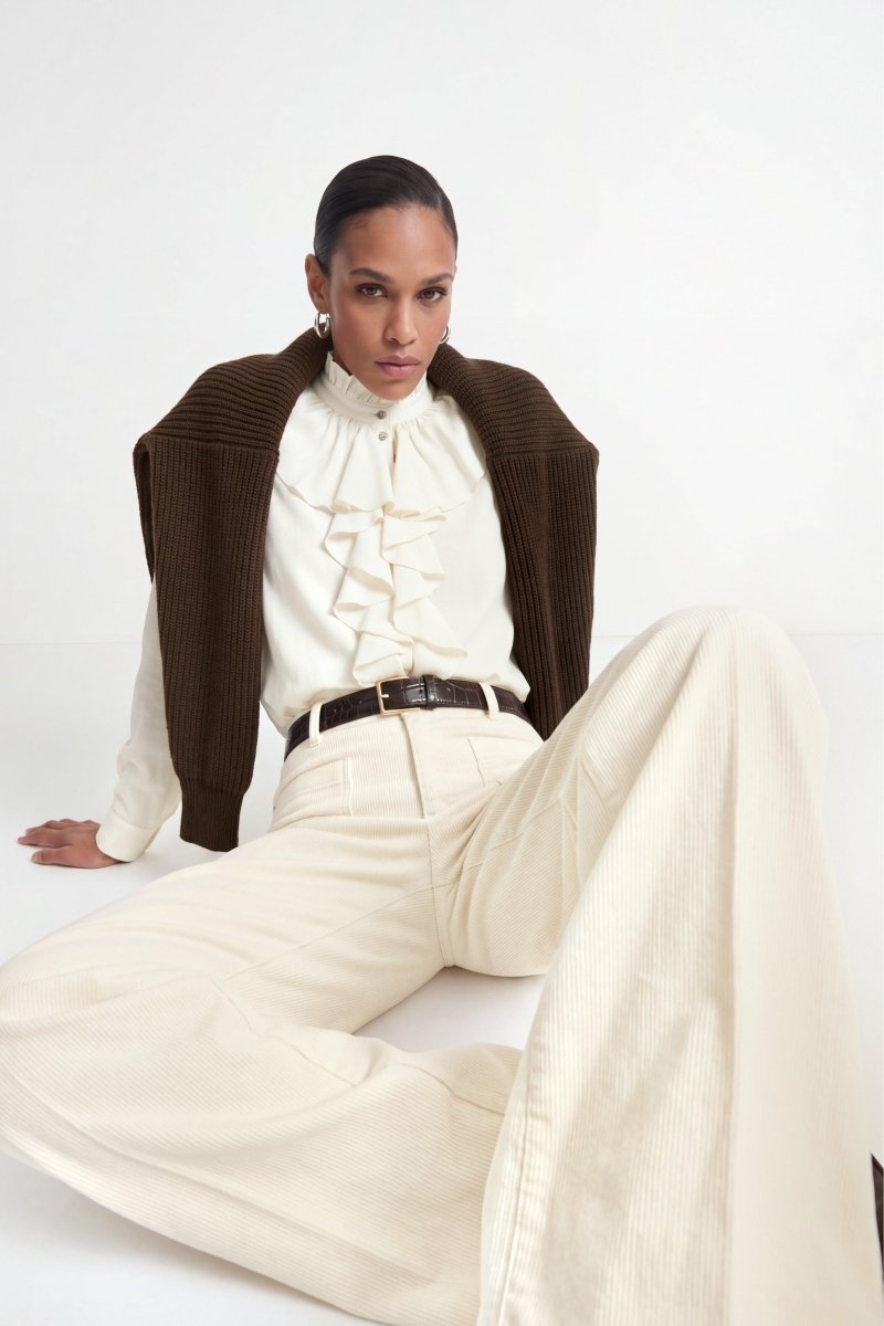 Wide-Leg-Cordhose-Rich & Royal