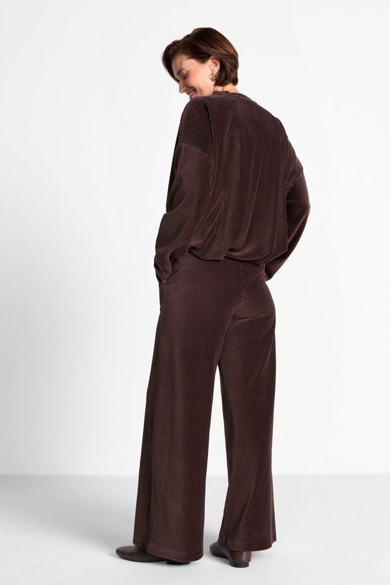 Cord-Pullover im Oversized-Fit-Rich & Royal