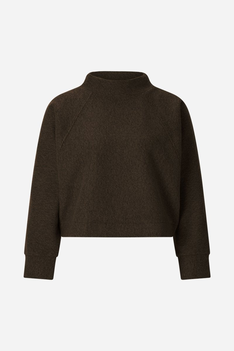 Cropped Sweatshirt mit Stehkragen-Rich & Royal