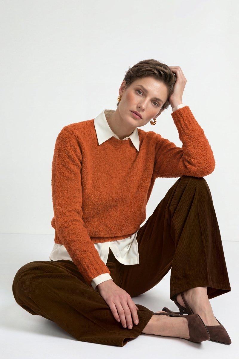 Bouclé-Strickpullover-Rich & Royal