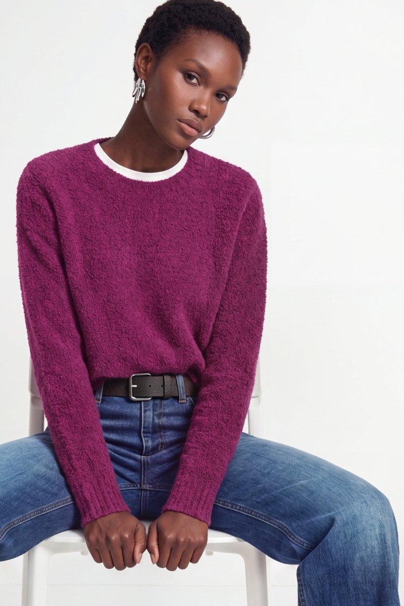 Bouclé-Strickpullover-Rich & Royal
